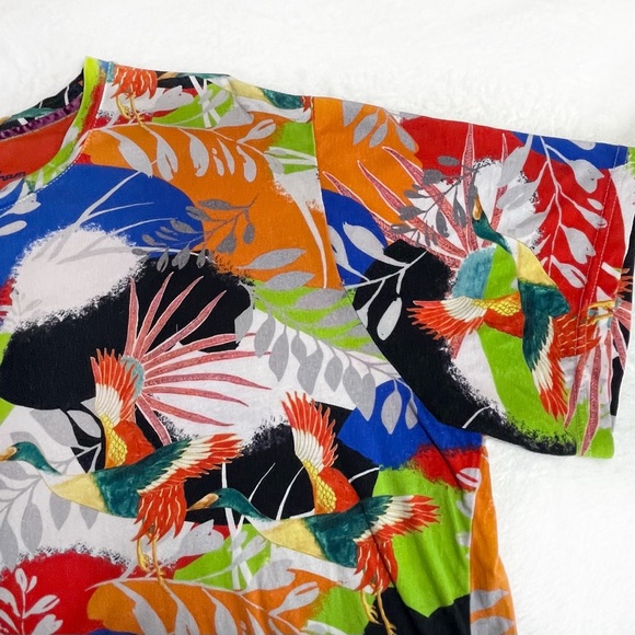 - Robert Graham Men’s Hawaiian Summer Short Sleeve T-Shirt Sz 2XL - Picture 4 of 7
